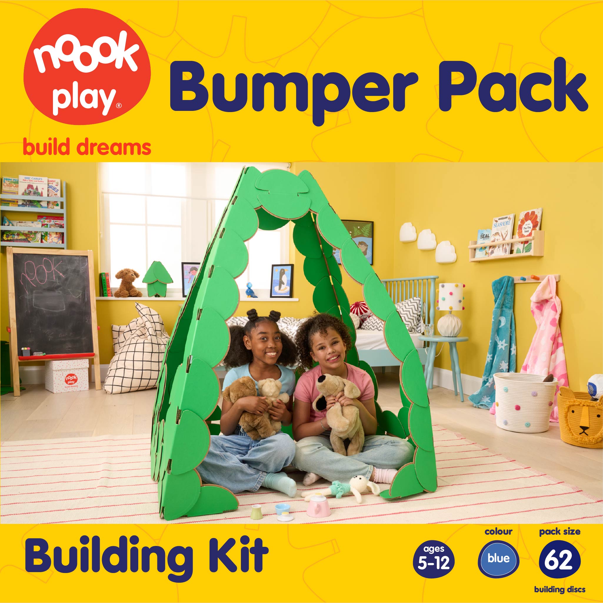 Bumper Pack | 62 Pieces | Building Toy