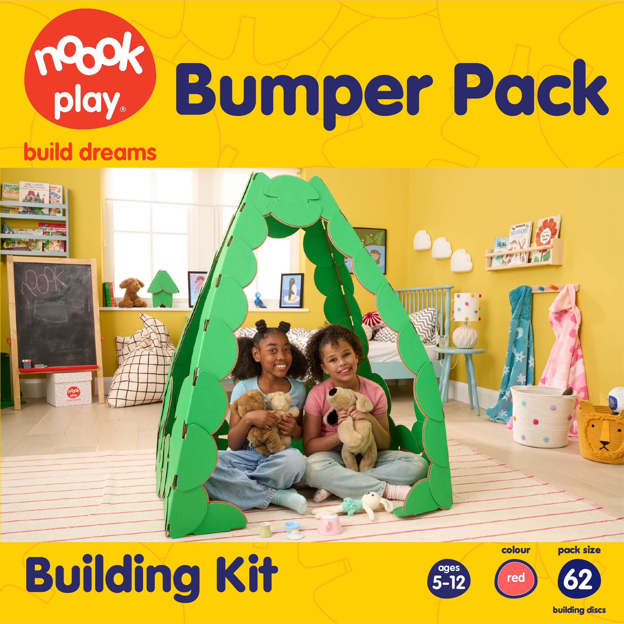 Bumper Pack | 62 Pieces | Building Toy