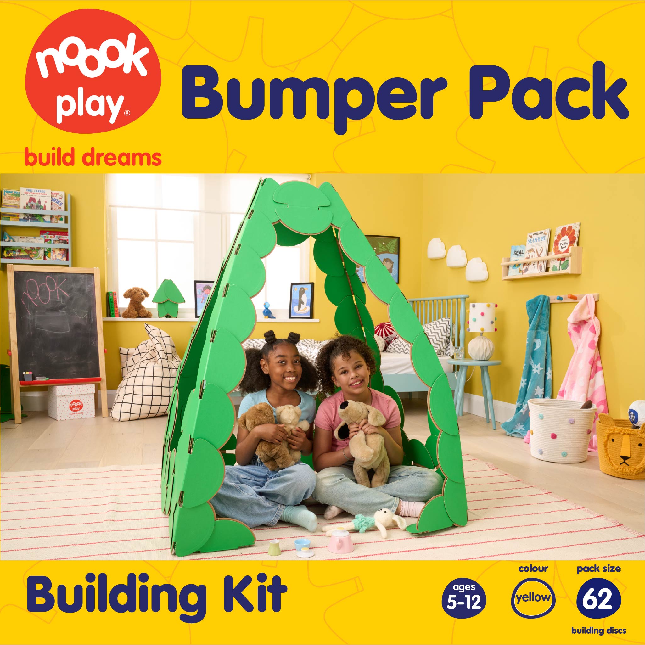 Bumper Pack | 62 Pieces | Building Toy