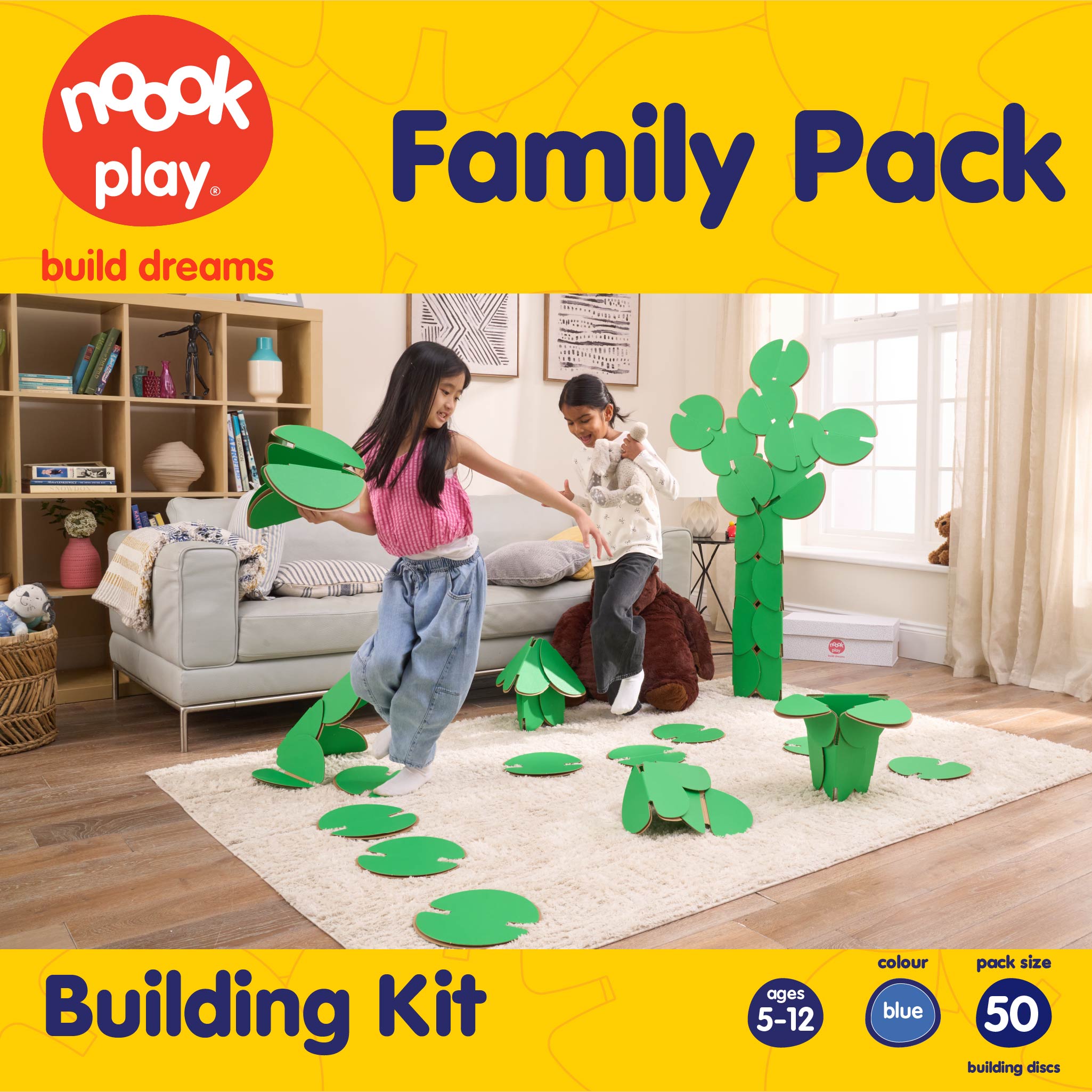 noook play® Family Pack 50 Pieces Blue
