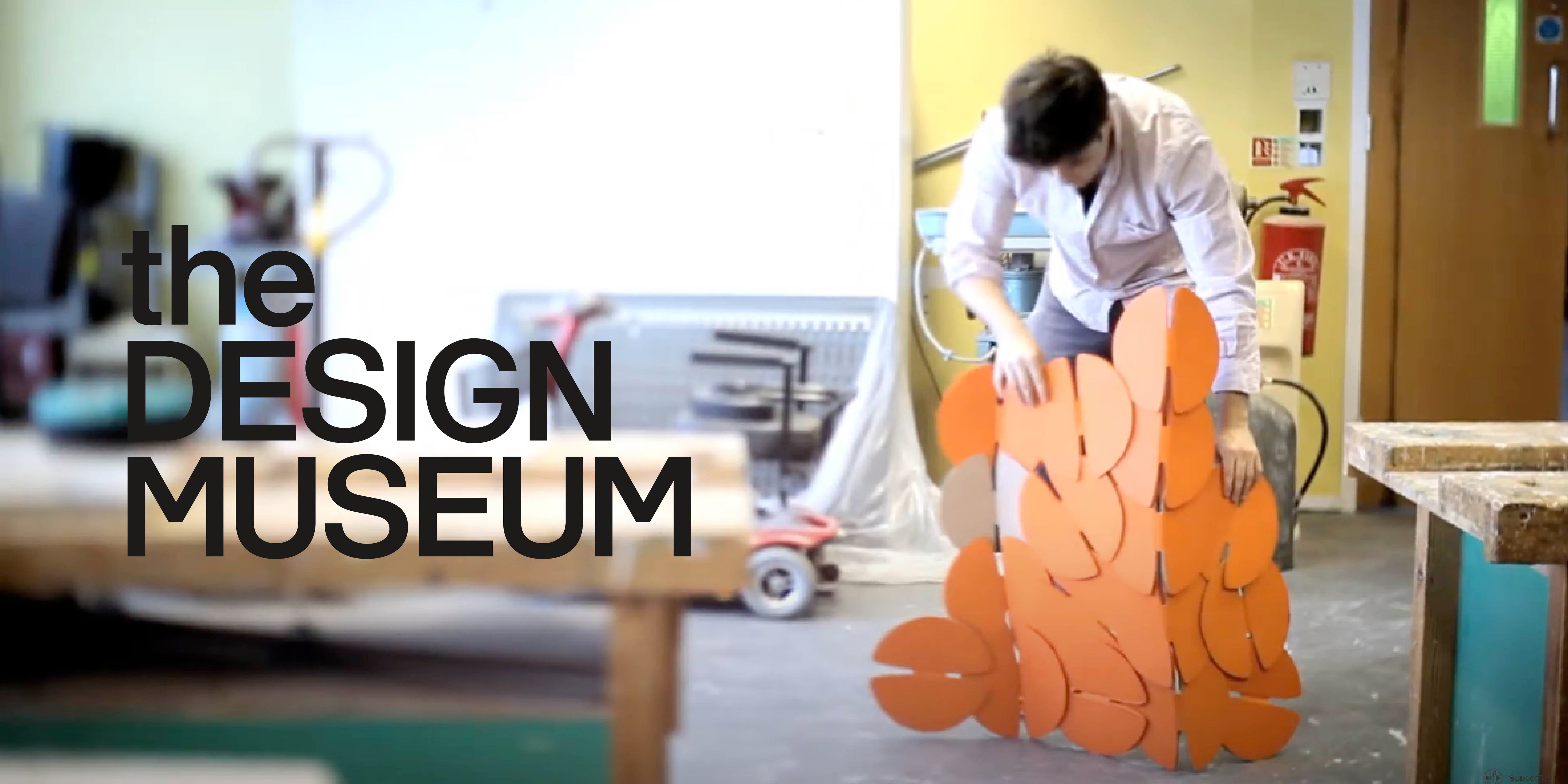 Torsten Sherwood in his workshop studio developing noook play® ahead of his exhibition at the Design Museum, London (2014).