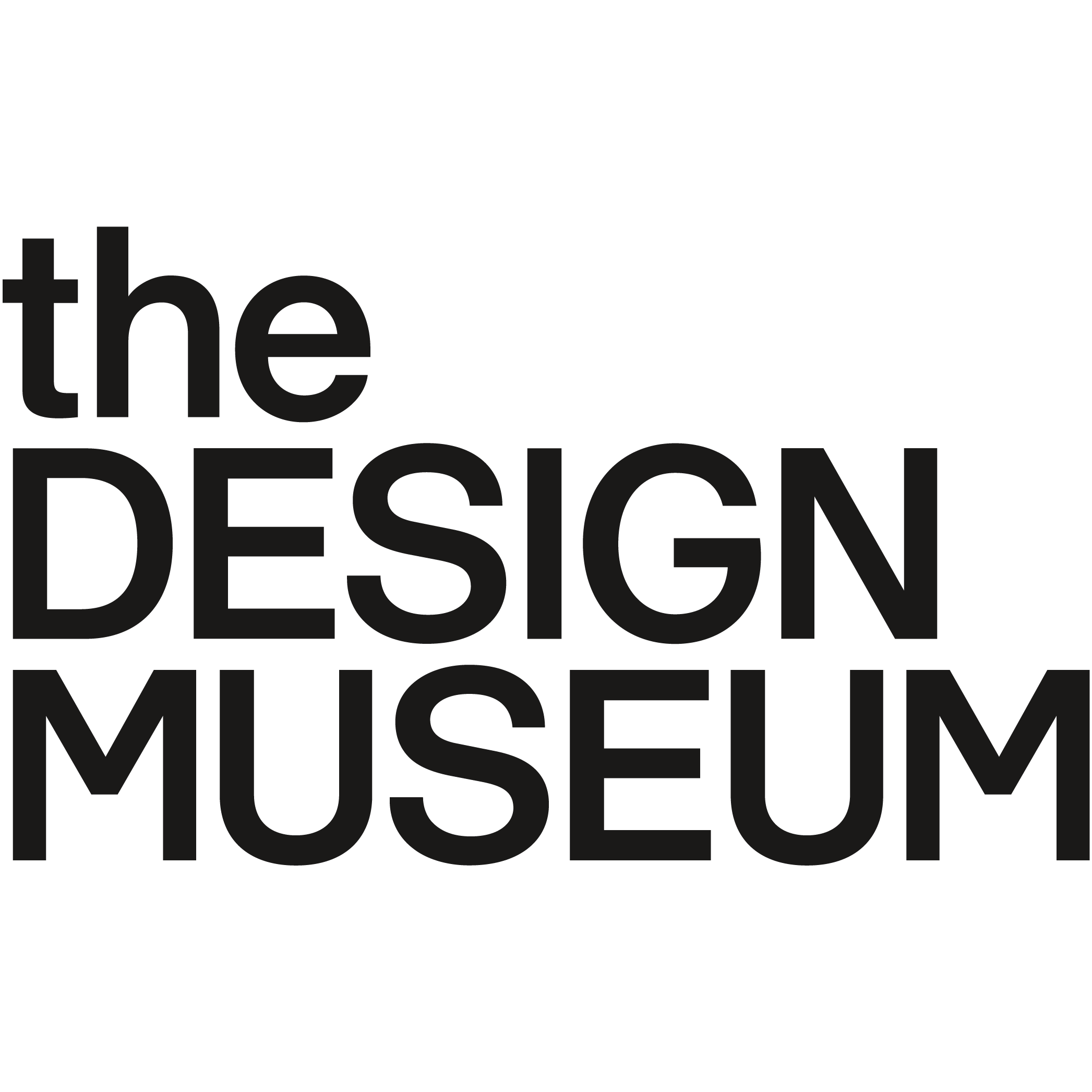 the Design Museum logo.