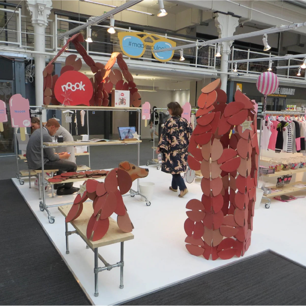 The noook play® stand at Bubble London.
