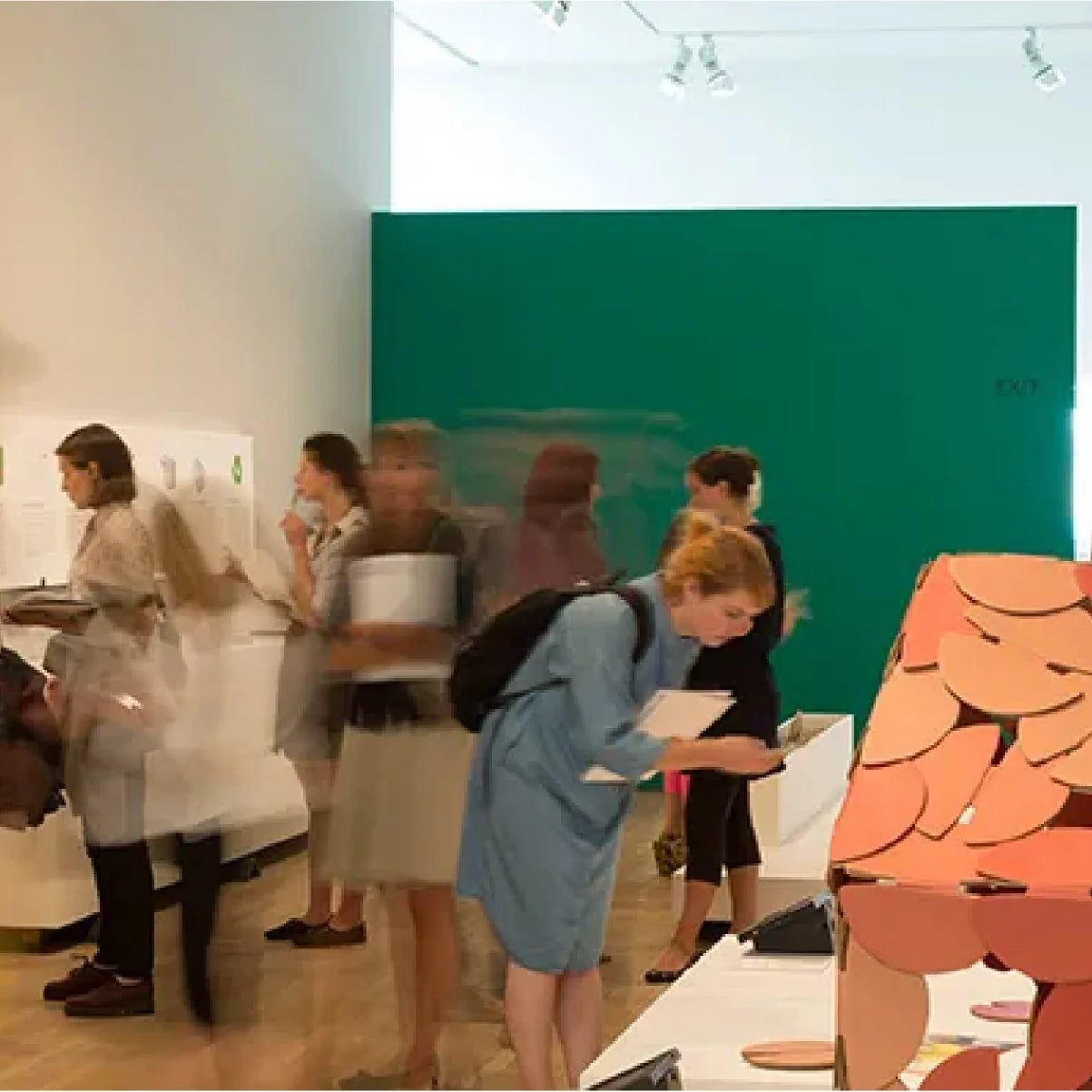 A scene at the noook play® exhibit at the Design Museum, London (2014).