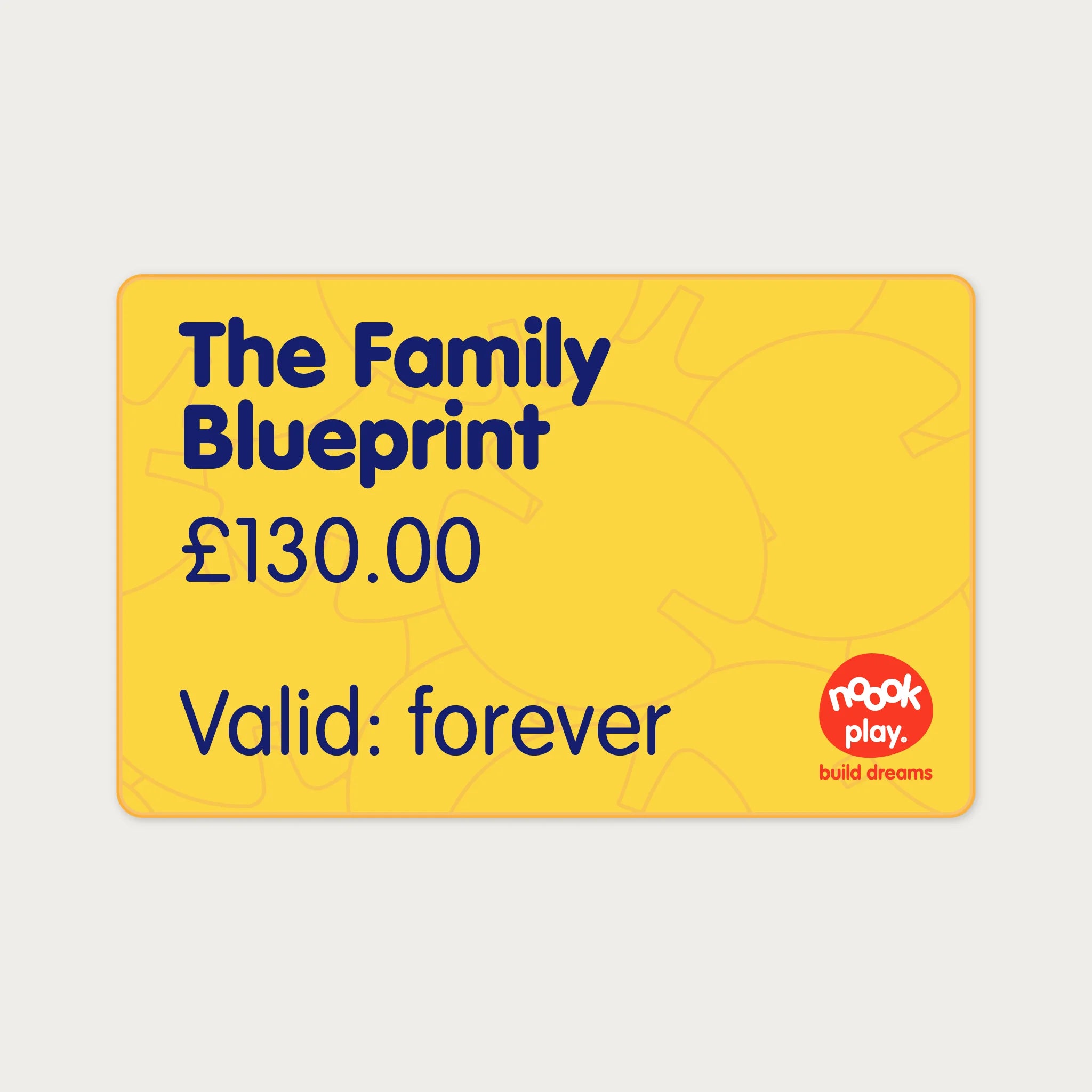 noook play® gift card - The Family Blueprint for £130