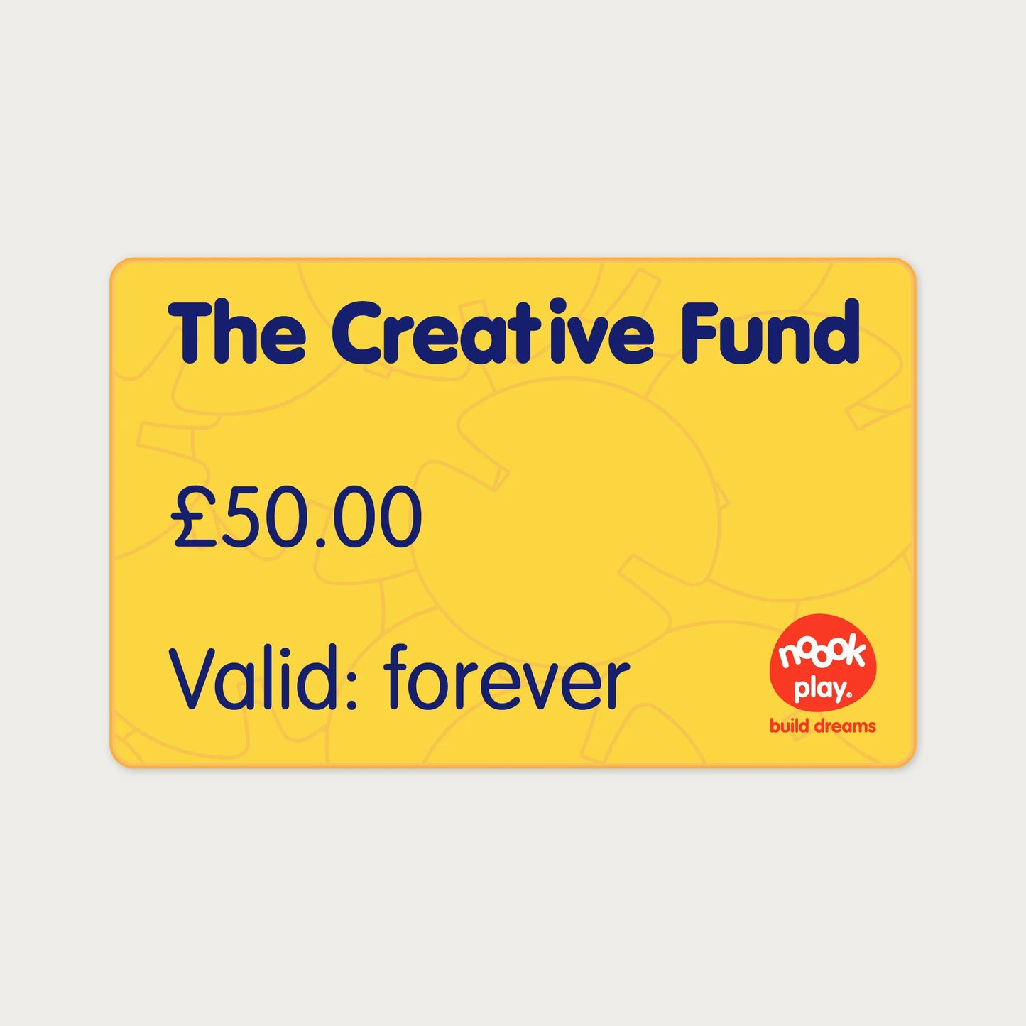 noook play® gift card - The Creative Fund for £50