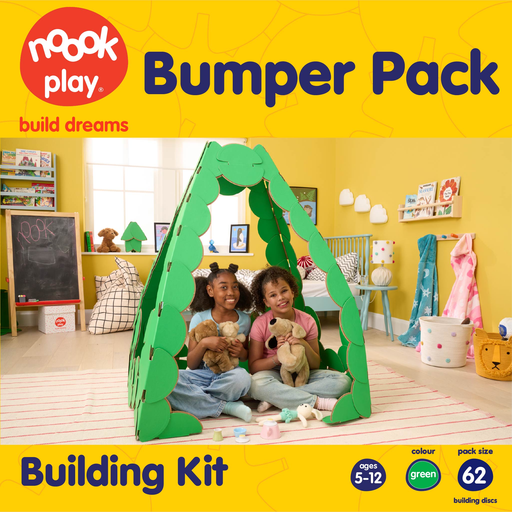 Bumper Pack | 62 Pieces | Building Toy
