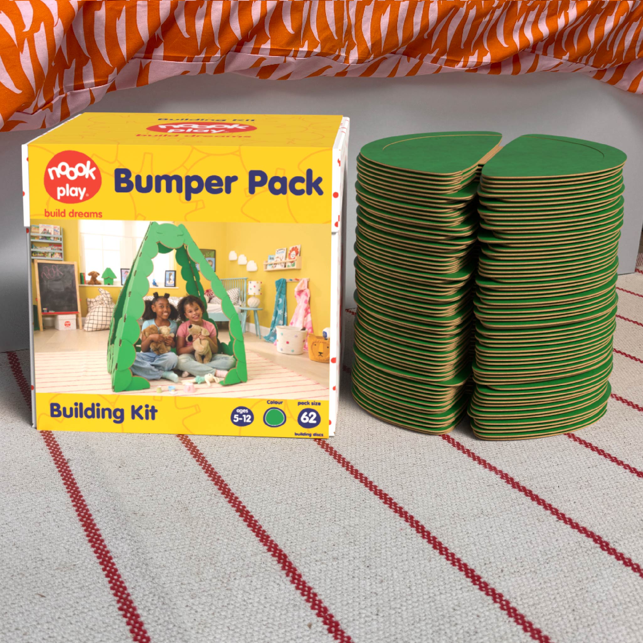 Bumper Pack | 62 Pieces | Building Toy