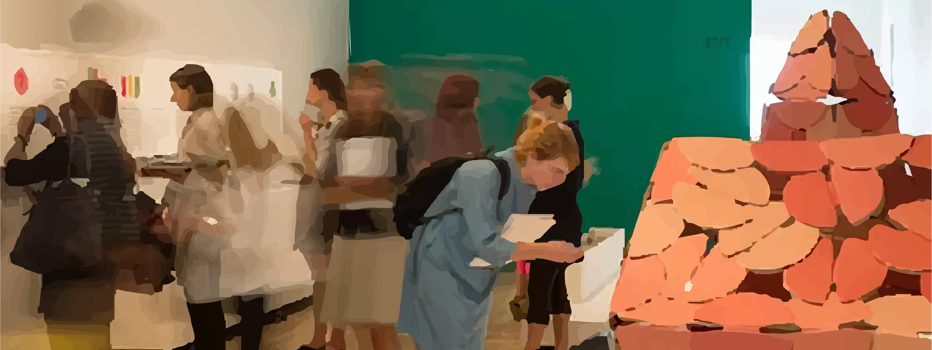 A scene at the noook play® exhibit at the Design Museum, London (2014).